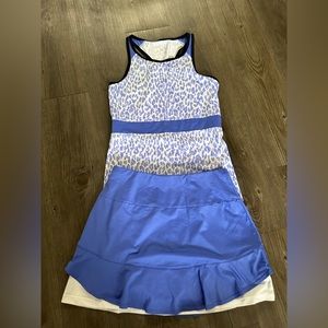 Leopard Tennis Skirt & Tank set